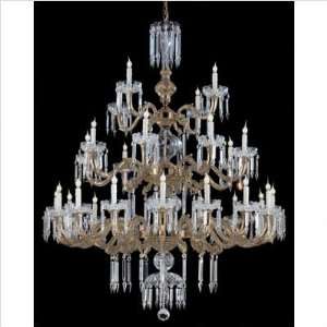  Nulco Belcourt 28 Light Chandelier in English Brass