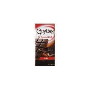 Guylian No Sugar Added Dark Chocolate Bar Belgium:  Grocery 