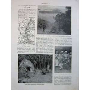  Kivu Belgian Congo 1930 French Print