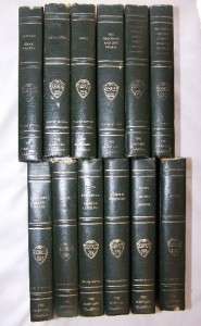 The Harvard Classics 12 Books Green Leather Binding 1937 Registered 
