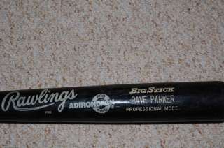 DAVE PARKER GAME USED RAWLINGS ADIRONDACK BIG STICK PRO MODEL! MUST 