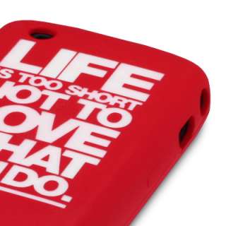 LIFE IS TOO SHORT CASE FOR BLACKBERRY 9300 8520 CURVE  