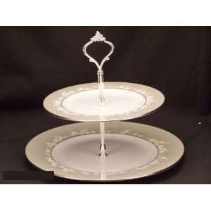  Lenox Bellina Hostess Tray 2 Tier