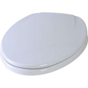  Bemis Premium Wood Regular Bowl Toilet Seat in White: Home 