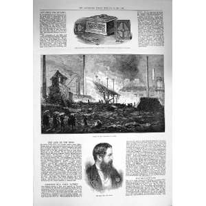  1874 Tom Hood Explosion Paris Bible Casket Edinburgh