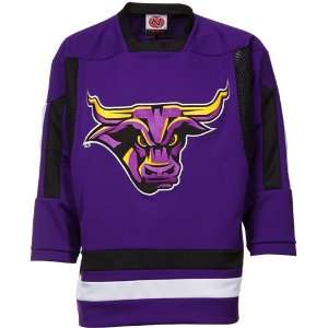   Mavericks Purple Tackle Twill College Hockey Jersey