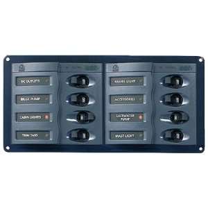   Panel (8 Way Horizontal With No Meters Volts 12 Or 24) By Bep Marine