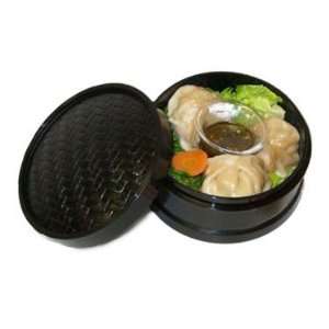  6 Steamer Set, Plastic, Black (2 Dozen/Unit)