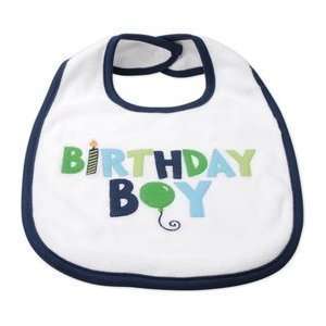   Carters Birthday Boy / Birthday Girl Bibs (Blue Birthday Boy): Baby
