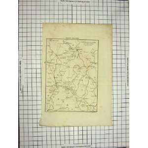  ANTIQUE MAP c1790 c1900 BERLIN BAUTZEN GERMANY WAR