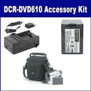  Sony DCR DVD610 Camcorder Accessory Kit includes: SDM 109 