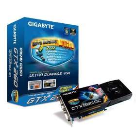 Gigabyte nVidia GeForce GTX 260 896 MB PCI Express Video Card GV N26OC 