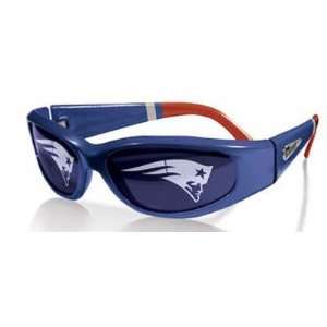  New England Patriots Titan Blue/Red Tip Sunglasses Sports 
