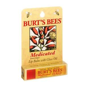  Burts Bees Blister Box Lip Balm Tube Medicated: Beauty
