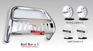 Combo:04 10 Titan Crew Cab Bull Bar S/S+Westin Light  