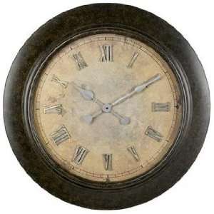  Tinsley 30 Wide Round Wall Clock: Home Improvement