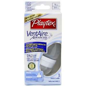    Playtex Baby VentAire ADVANCED Wide Bottle 9 OZ Blue Baby