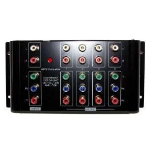  Component Audio Video Distribution Amplifier 1 input x 4 
