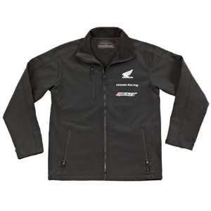  Joe Rocket Honda Racing Mens Soft Shell Jacket Black Large 