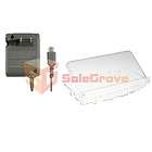 Home Travel Wall Power Supply Charger+Crystal Hard Case