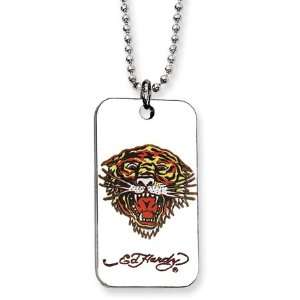  26in Ed Hardy Roaring Tiger Necklace/Mixed Metal Jewelry