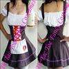 Sexy German Beer Girl Outfit Bar Maid Wench Halloween Fancy Dress 