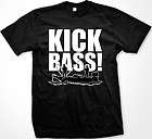 Kick Bass! Bass Fishing Fishermen Boat New Mens T shirt