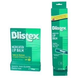  Blistex Green Medicated Lip Balm (Pack of 24): Health 