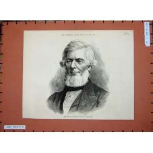  1883 Dr William Chambers Edinburgh Antique Portrait