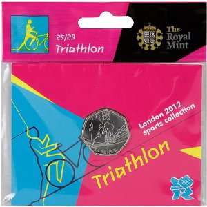   London 2012 Sports Collection Triathlon 50p Coin:  Sports