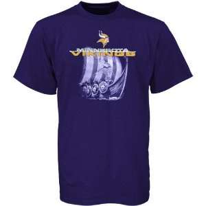  Minnesota Vikings Purple Awesome T shirt Sports 