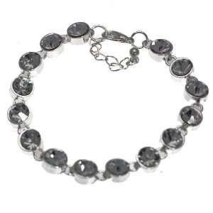  Bijoux Silver Crystal Bracelet: Jewelry
