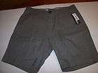 NEW BILLABONG black gray walking long shorts sz 36 chino shorts MSRP $ 