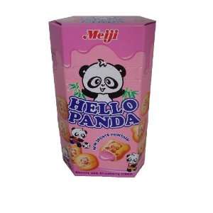 Meiji Hello Panda Strawberry, 2 Ounce Units (Pack of 20)  
