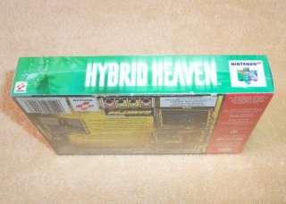 N64 Hybrid Heaven   FACTORY SEALED BRAND NEW IN BOX   NEAR MINT  