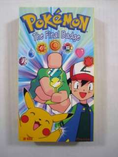 Pokemon The Final Badge Childrens VHS Tape 013023126237  