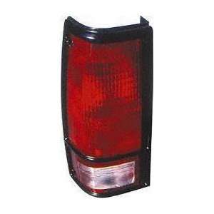 82 90 GMC S15 PICKUP s 15 TAIL LIGHT LH (DRIVER SIDE) TRUCK, With 