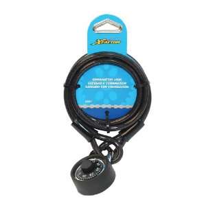  X Factor Bicycle Combination Lock with Cable: Sports 