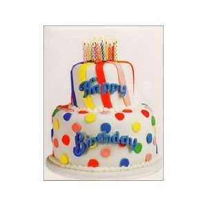   : Paper House Diecut Card Birthday Cake White (3 Pack): Pet Supplies