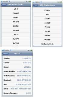 Latest Unlock SIM Card For iPhone 4S IOS 5.1 GSM and IOS 5.0.1 CDMA 