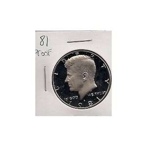  1981 S PROOF KENNEDY HALF DOLLAR 