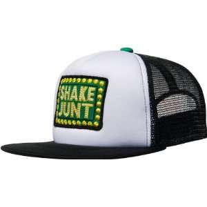  Shake Junt Box Logo Mesh Hat Adjustable White Black Skate 