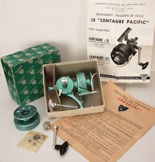 CENTAURE PACIFIC Spinning Reel Model D, 1/2 bail with AGATE line 