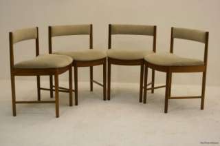 Retro Vintage 1970s Extending Teak Table & 4 Chairs COMPACT TUCK 