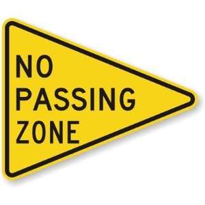  No Passing Zone Fluorescent Yellow, 48 x 36 Office 