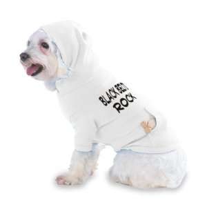  Black Belts Rock Hooded (Hoody) T Shirt with pocket for your Dog 