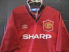 Authentic Umbro 1994 Manchester United Home Jersey XL