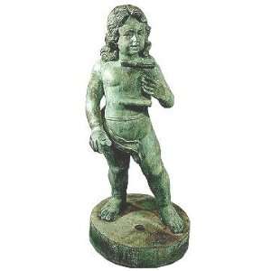   Galleries SRB992272 Boy with Musical Notebook Statue