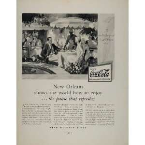  1930 Ad Coke Coca Cola New Orleans Restaurant Cafe NICE 