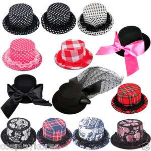 Mini Hat hair clip type Lolita Cosplay event party  